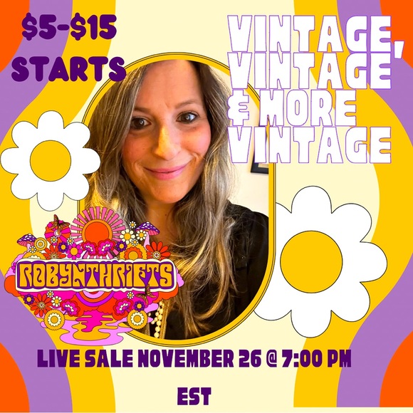 Vintage Sweaters - Live Show Tonight at 7:00pm EST!!